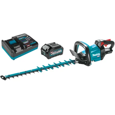 Makita GHU02M1, kit: Makita GHU02M1 40V max XGT Brushless Cordless 24" Hedge Trimmer Kit (4.0Ah)