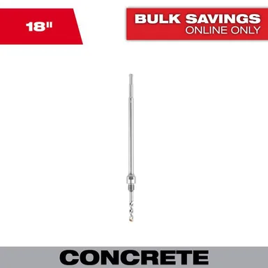 Milwaukee 48-20-3593, accessory: 18 in. SDS-PLUS Steel Core Bit Adapter