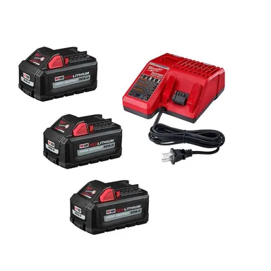 Milwaukee 48-59-1862S-48-11-1865, bundle: M18 18-Volt Lith-Ion High Output (3) Battery Pack 6. 0Ah w/ Charger