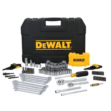 DeWalt DWMT45425, accessory: 1/4 in. and 3/8 in. Drive SAE and Metric Mechanics Tool Set (142-Piece) with Carrier Included