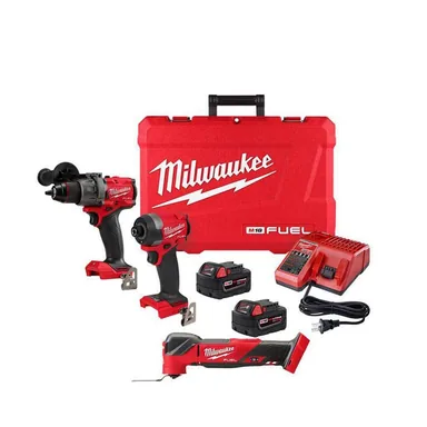 Milwaukee 3697-22-2836-20, bundle: M18 FUEL 18-V Lithium-Ion Brushless Cordless Hammer Drill and Impact Driver Combo Kit (2-Tool) with Multi-Tool