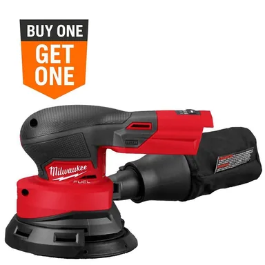 Milwaukee 2837-20, bare tool: M18 18V Lithium-Ion Brushless Cordless FUEL 5 in. Random Orbit Sander (Tool-Only)