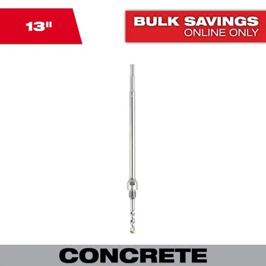 Milwaukee 48-20-3582, accessory: 3/8 in. x 13 in. Carbide SDS-PLUS Masonry Core Bit Adapter (2-Piece)