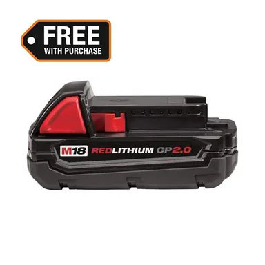 Milwaukee 48-11-1820, accessory: M18 18-Volt 2.0 Ah Lithium-Ion Compact Battery