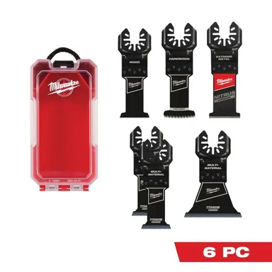 Milwaukee 49-10-9112, accessory: Oscillating Multi-Tool Blade Kit (6-Piece)