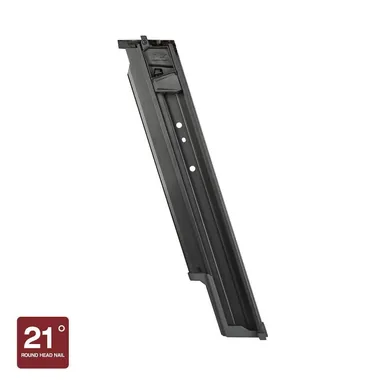 Milwaukee 48-08-2744, accessory: M18 FUEL 21-Degree Framing Nailer Extended Capacity Magazine (photograph from the Home Depot listing)