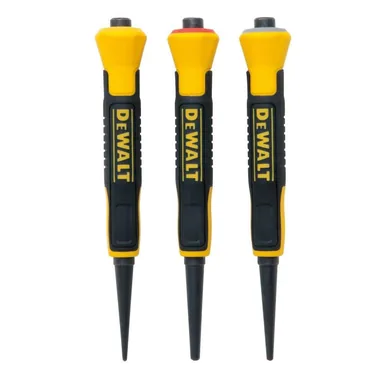 DeWalt DWHT58018, accessory: 1/32 in., 2/32 in., 3/32 in. Bi-Material Nail Set (3-Piece)