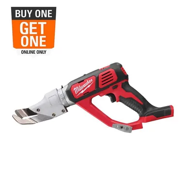 Milwaukee 2637-20, bare tool: M18 18-Volt Lithium-Ion Cordless 18-Gauge Single Cut Metal Shear (Tool Only)