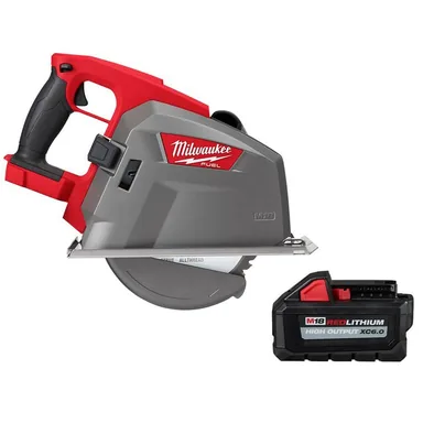 Milwaukee 2982-20-48-11-1865, bundle: M18 FUEL 18V 8 in. Lithium-Ion Brushless Cordless Metal Cutting Circular Saw with 6.0 Ah Battery