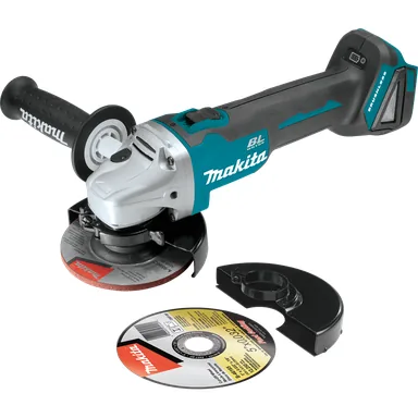 Makita XAG04Z, bare tool: Makita XAG04Z 18-Volt 5-Inch Brushless Cordless Cut-Off/Angle Grinder- Bare Tool