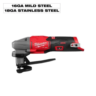 Milwaukee 2487-20, bare tool: M12 FUEL 12V Lithium-Ion 16 Gauge Scroll Shear