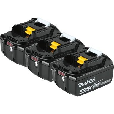 Makita BL1840B-3, accessory: Makita BL1840B-3 18V LXT Lithium-Ion 4.0Ah Battery, 3/pk