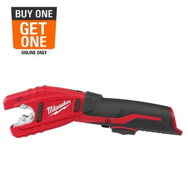 Milwaukee 2471-20, bare tool: M12 12V Lithium-Ion Cordless Copper Tubing Cutter (Tool-Only)