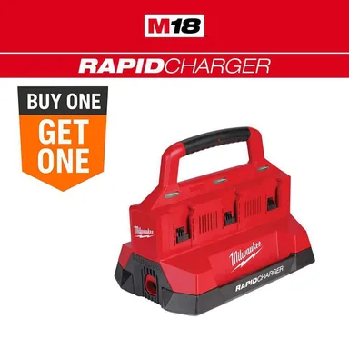 Milwaukee 48-59-1809, accessory: M18 18V Lithium-Ion PACKOUT 6-Port Rapid Charger