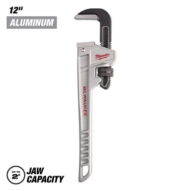 Milwaukee 48-22-7212, unpowered: 12 in. Aluminum Pipe Wrench