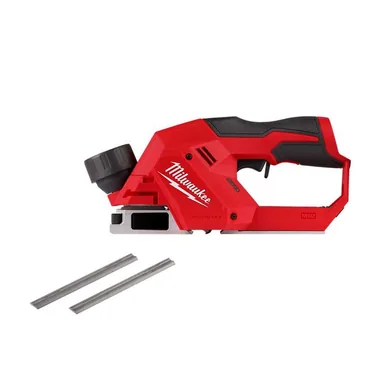 Milwaukee 2524-20-48-38-2005, bundle: M12 12V Lithium-Ion Brushless Cordless 2 in. Planer with 2 in. Carbide Planer Blades (2-Pack)