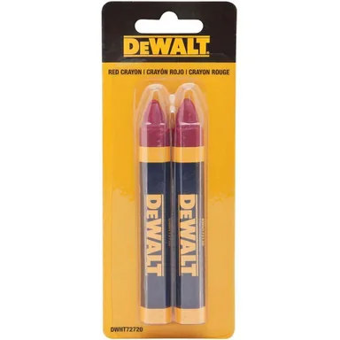 DeWalt DWHT72720, accessory: Mark Lumber Wax Crayon in Red