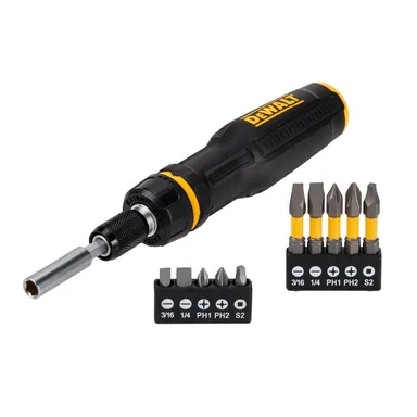DeWalt DWHT68001, accessory: Max Fit Telescoping Ratcheting Multi-Bit Combination Screwdriver Set (10-Piece)
