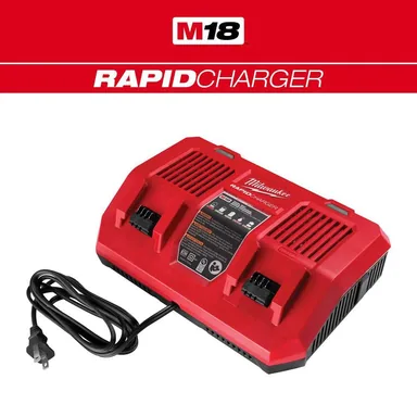 Milwaukee 48-59-1802, accessory: M18 18-Volt Lithium-Ion Dual Bay Rapid Battery Charger