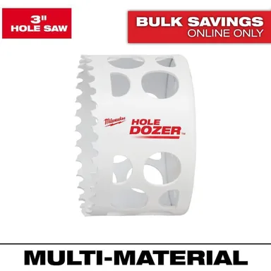 Milwaukee 49-56-9637, accessory: 3 in. Hole Dozer Bi-Metal Hole Saw (photograph from the Home Depot listing)