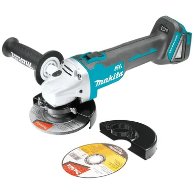 Makita XAG04Z, bare tool: Makita XAG04Z 18-Volt 5-Inch Brushless Cordless Cut-Off/Angle Grinder- Bare Tool