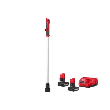 Milwaukee 2579-20-48-59-2450P, bundle: M12 12-Volt Lithium-Ion Cordless 9 GPM 0 hp. Submersible Stick Water Transfer Pump with (2) 5.0 Ah Batteries and Charger
