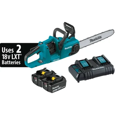 Makita XCU04CM, kit: Makita XCU04CM 36V (18V X2) LXT Brushless 16" Chain Saw Kit (4.0Ah)