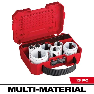 Milwaukee 49-22-4025, accessory: Hole Dozer General Purpose Bi-Metal Hole Saw Set (13-Piece)