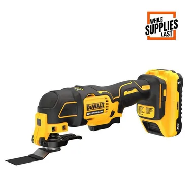 DeWalt DCS354Q1, kit: ATOMIC 20V MAX Lithium-Ion Cordless Oscillating Tool Kit with 4.0Ah Battery, Charger and Kit Bag