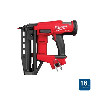 Milwaukee 3020-20, bare tool: M18 FUEL 18-Volt Lithium-Ion Brushless Cordless Gen ll 16-Gauge Straight Finish Nailer (Tool Only)