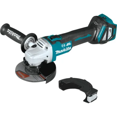 Makita XAG16Z, bare tool: Makita XAG16Z 18V LXT Lithium-Ion Brushless Cordless 4-1/2" / 5" Cut-Off/Angle Grinder, with Electric Brake, Tool Only
