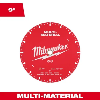 Milwaukee 49-93-9609, accessory: 9 in. Multi-Material Diamond Blade