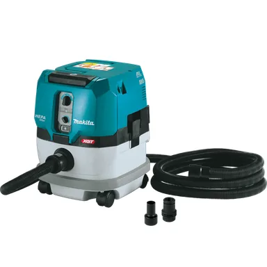 Makita GCV02ZX, bare tool: Makita GCV02ZX 40V max XGT Brushless Cordless 2.1 Gallon HEPA Filter Dry Dust Extractor, AWS Capable, Tool Only