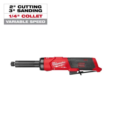 Milwaukee 3487-20, bare tool: M12 FUEL 12V Lithium-Ion Brushless Cordless 1/4 in. Extended Grinder (Tool Only)