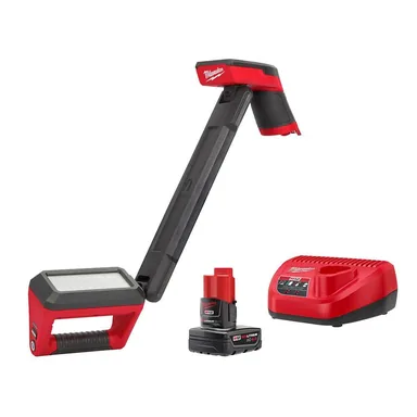 Milwaukee 2126-21XC, kit: M12 12V Lithium-Ion Cordless LED Underbody Light with One 4.0 Ah Battery and Charger