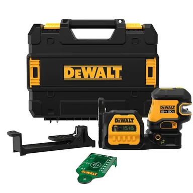 DeWalt DCLE34520GB, bare tool: 20V Max Cordless Green Cross-Line Laser Level (Tool Only)