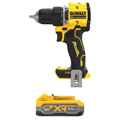 DeWalt DCD794BWDCBP320, bundle: ATOMIC 20V MAX Lithium-Ion Brushless Cordless 1/2 in. Drill Driver with 20V MAX XR Powerstack Lithium-Ion 3. 5Ah Battery
