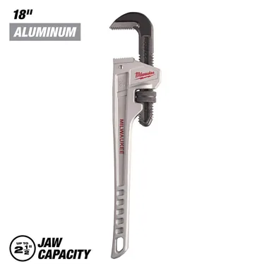 Milwaukee 48-22-7218, unpowered: 18 in. Aluminum Pipe Wrench