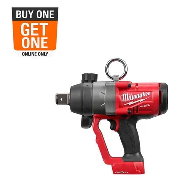 Milwaukee 2867-20, bare tool: M18 FUEL ONE-KEY 18V Lithium-Ion Brushless Cordless 1 in. Impact Wrench with Friction Ring (Tool-Only)
