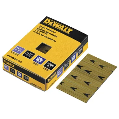 DeWalt DWPN23150, accessory: 1-1/2 in. x 23-Gauge Pin Nail