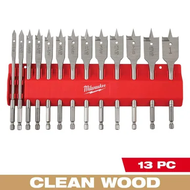 Milwaukee 48-27-1520, accessory: High Speed Wood Spade Bit Set (13-Piece)