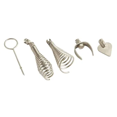Milwaukee 48-53-2790, accessory: Medium Drain Line Kit with Rustguard (5-Piece) (photograph from the Home Depot listing)