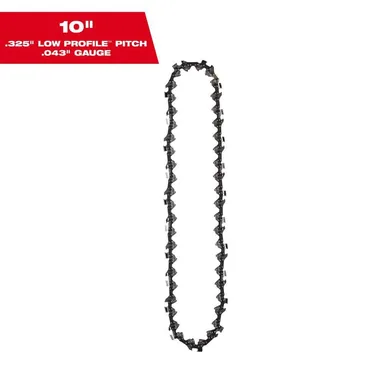 Milwaukee 49-16-2759, accessory: 10 in. Telescoping Pole Saw Chain (photograph from the Home Depot listing)