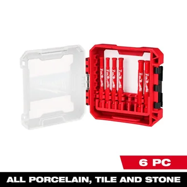 Milwaukee 49-56-0550, accessory: Diamond Max Hole Saw Set (6-Piece) (photograph from the Home Depot listing)