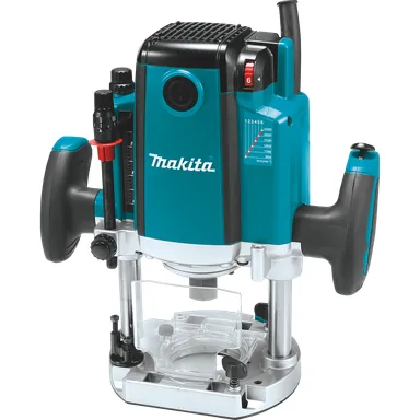 Makita RP2301FC, standalone tool: Makita RP2301FC Corded 3-1/4 HP* Plunge Router, with Variable Speed