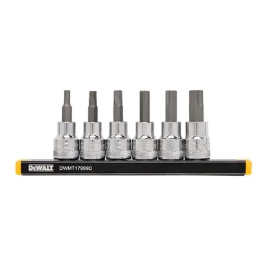 DeWalt DWMT17000, accessory: 3/8 in. Drive SAE Hex Socket Set (6-Piece)