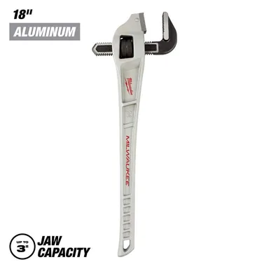 Milwaukee 48-22-7182, unpowered: 24 in. Aluminum Offset Pipe Wrench