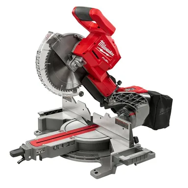 Milwaukee 2734-20, bare tool: M18 FUEL 18V Lithium-Ion Brushless Cordless 10 in. Dual Bevel Sliding Compound Miter Saw (Tool-Only)