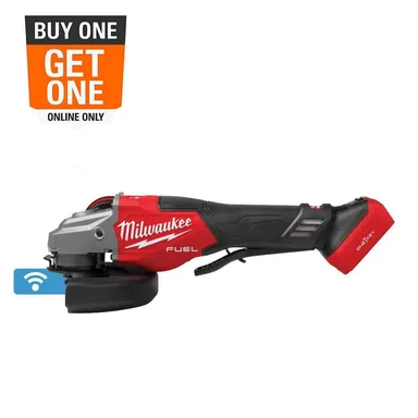 Milwaukee 3672-20, bare tool: M18 FUEL ONE-KEY 18V Lithium-Ion Brushless Cordless 4-1/2 in./6 in. Variable Speed Braking Grinder w/Paddle Switch