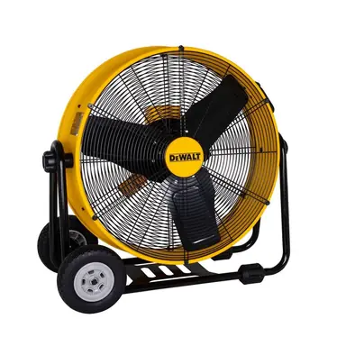 DeWalt DXF-2490, standalone tool: 24 in. Heavy-Duty Drum Fan with Extra Long 12 ft. Power Cord and Stepless Speed Control